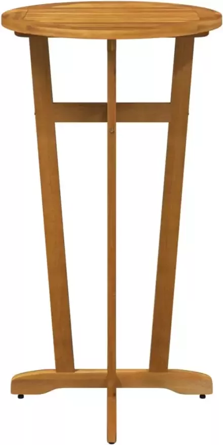 VIDAXL Tuinbartafel Ø 60x105 cm massief acaciahout - Foto 3