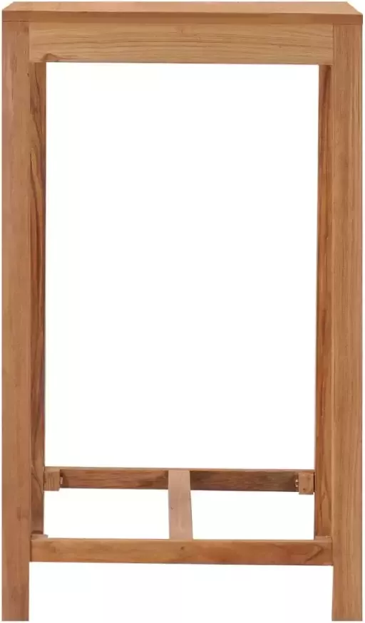 VidaXL Tuinbartafel 60x60x105 cm massief teakhout - Foto 3