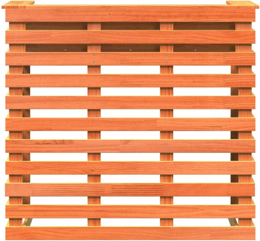 VidaXL Tuinbartafel wasbruin 113 5x50x103 cm massief grenenhout - Foto 3