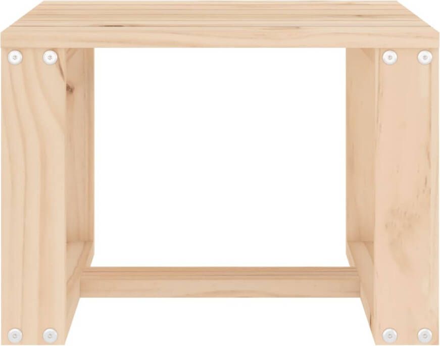 VidaXL Tuinbijzettafel 40x38x28 5 cm massief grenenhout