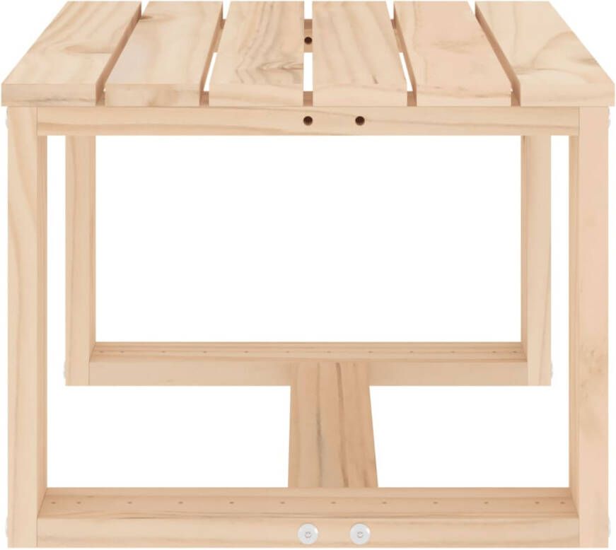 VidaXL Tuinbijzettafel 40x38x28 5 cm massief grenenhout - Foto 4