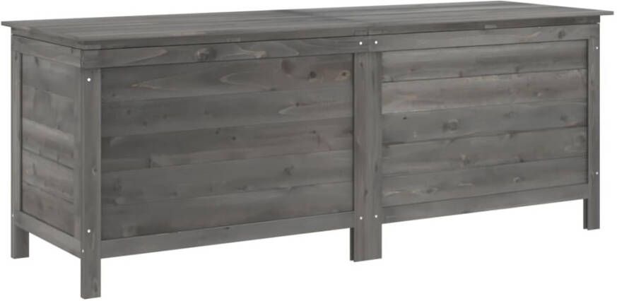 VIDAXL Tuinbox 150x50x56 5 cm massief vurenhout antracietkleurig - Foto 2