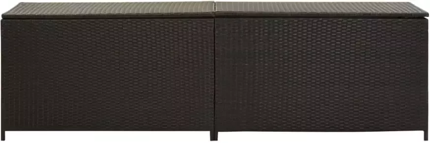 VIDAXL Tuinbox 200x50x60 cm poly rattan bruin - Foto 3