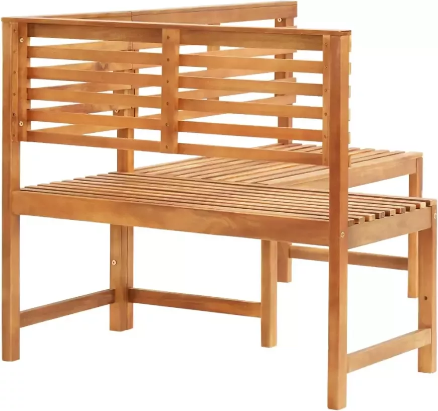 VidaXL Tuinhoekbank 140 cm massief acaciahout