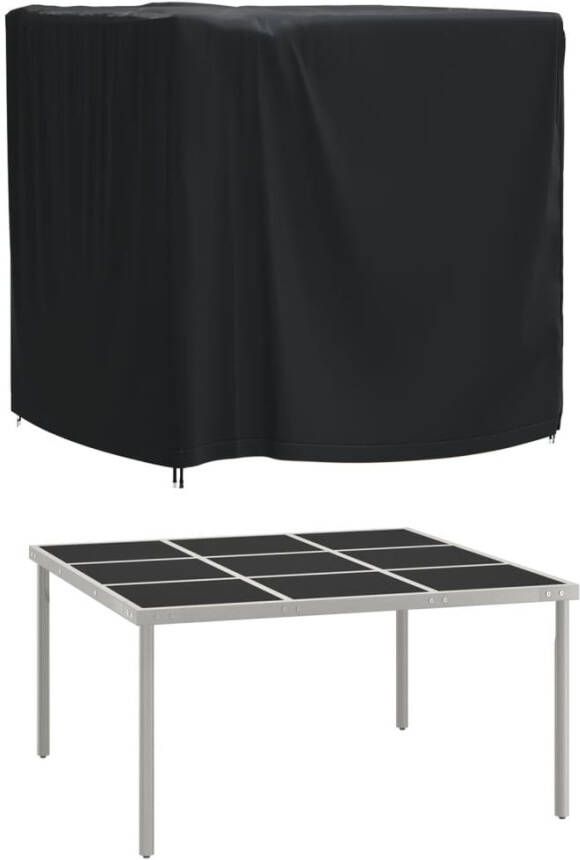 VIDAXL Tuinmeubelhoes waterdicht 420D 116x100x120 cm zwart - Foto 3