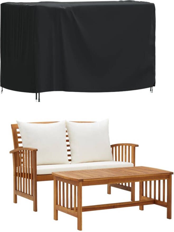 VIDAXL Tuinmeubelhoes waterdicht 420D 140x70x90 cm zwart - Foto 2
