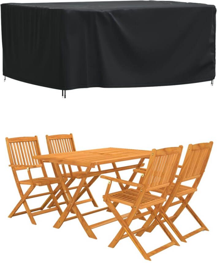 VIDAXL Tuinmeubelhoes waterdicht 420D 180x140x90 cm zwart