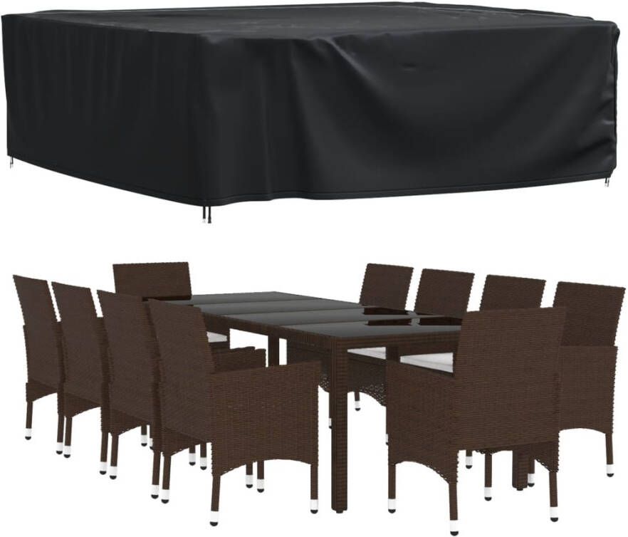 VIDAXL Tuinmeubelhoes waterdicht 420D 260x260x90 cm zwart