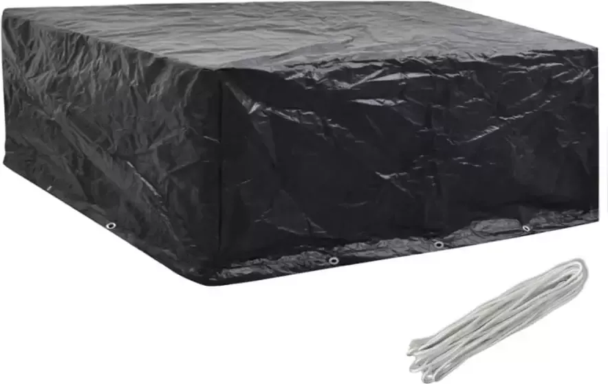 VidaXL Tuinmeubelhoezen 2 st 10 ogen 260x260x90 cm - Foto 2