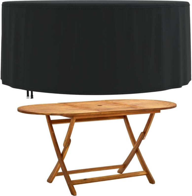 VIDAXL Tuinmeubelhoezen 2 st Ø 182x71 cm 420D oxford stof - Foto 2