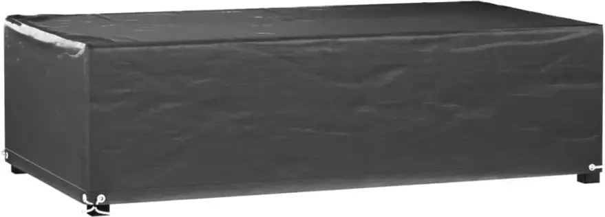 VIDAXL Tuinmeubelhoezen 2 st 8 oogjes rechthoekig 125x70x35 cm - Foto 1