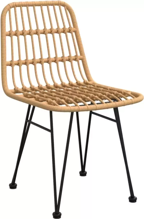 VIDAXL Tuinstoelen 2 st 48x62 84 cm PE-rattan - Foto 2