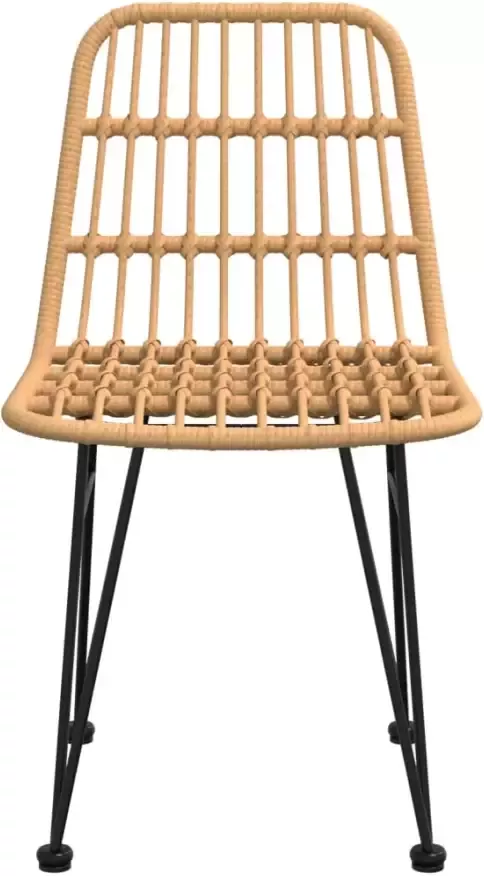 VIDAXL Tuinstoelen 2 st 48x62 84 cm PE-rattan - Foto 3