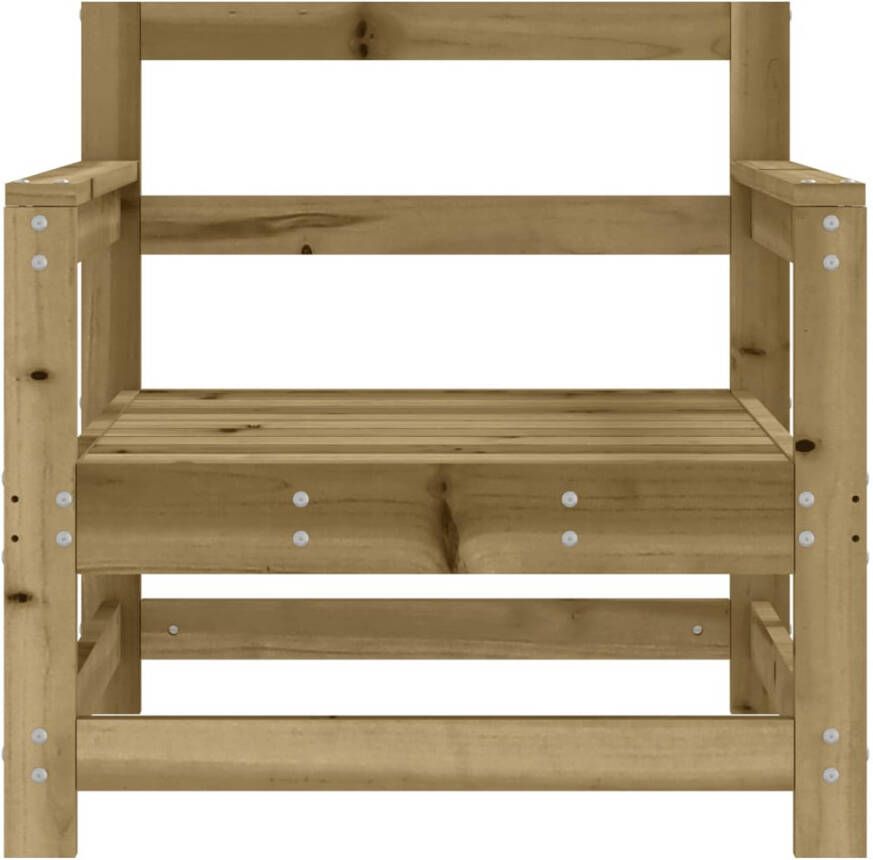 VIDAXL Tuinstoelen 2 st geïmpregneerd hout