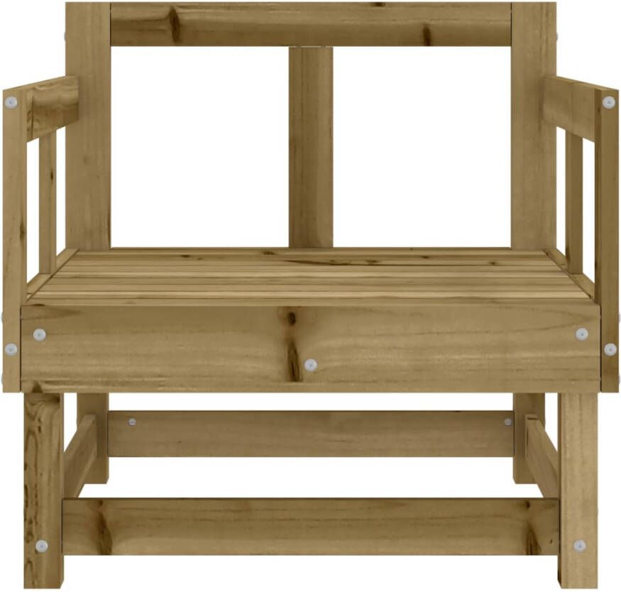 VIDAXL Tuinstoelen 2 st geïmpregneerd hout