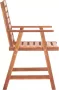 VIDAXL Tuinstoelen 2 st met kussens massief acaciahout - Thumbnail 4