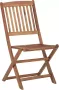 VIDAXL Tuinstoelen 6 st inklapbaar met kussens massief acaciahout - Thumbnail 4