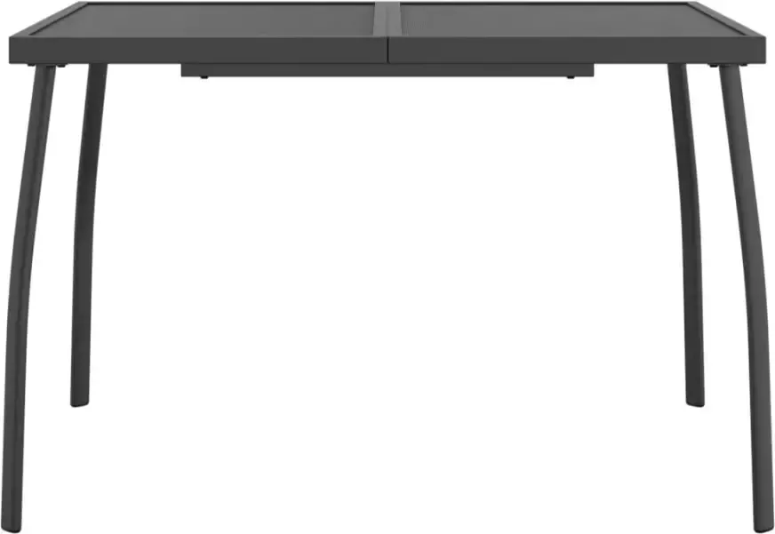 VIDAXL Tuintafel 110x80x72 cm staalgaas antracietkleurig - Foto 3