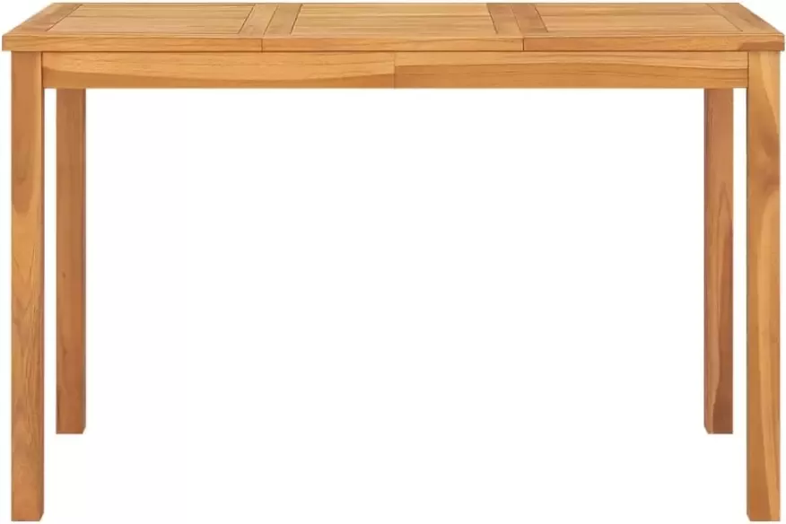 VIDAXL Tuintafel 120x70x77 cm massief teakhout - Foto 3