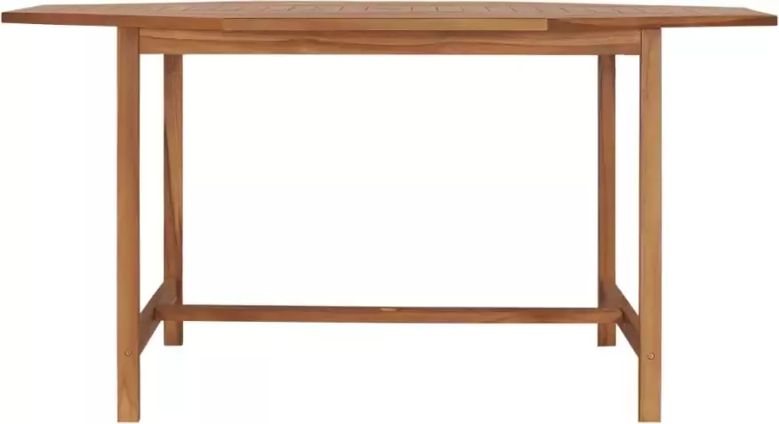 VIDAXL Tuintafel 150x150x75 cm massief teakhout - Foto 3