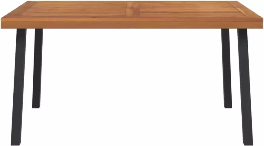 VIDAXL Tuintafel 150x90x75 cm massief acaciahout - Foto 3