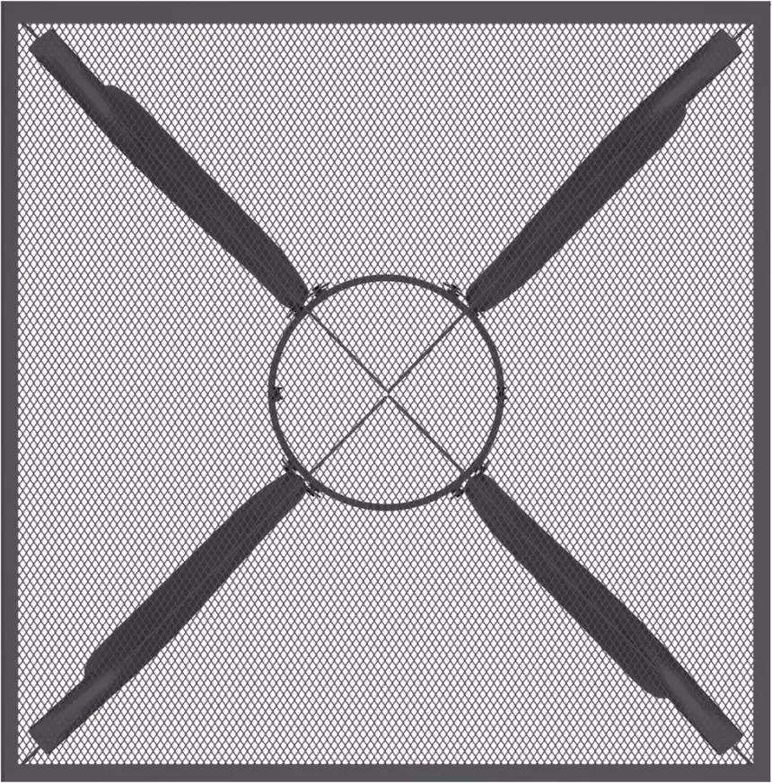 VIDAXL Tuintafel 50x50x72 cm staalgaas antracietkleurig - Foto 1