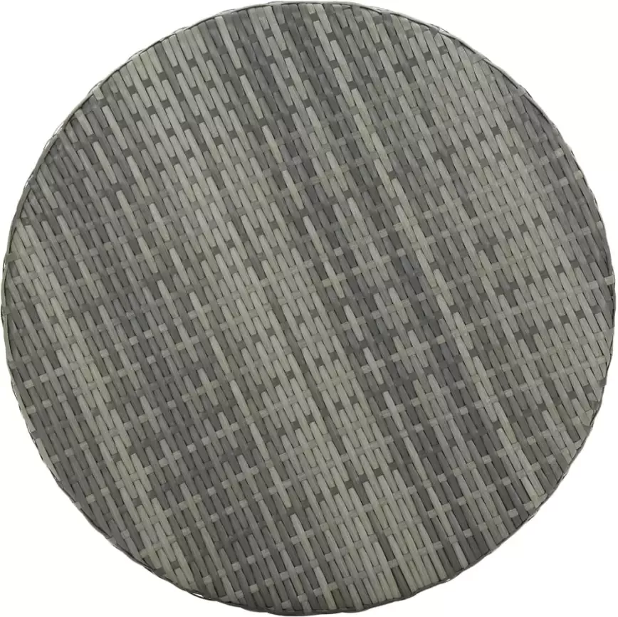 VIDAXL Tuintafel 60 5x106 cm poly rattan grijs - Foto 2