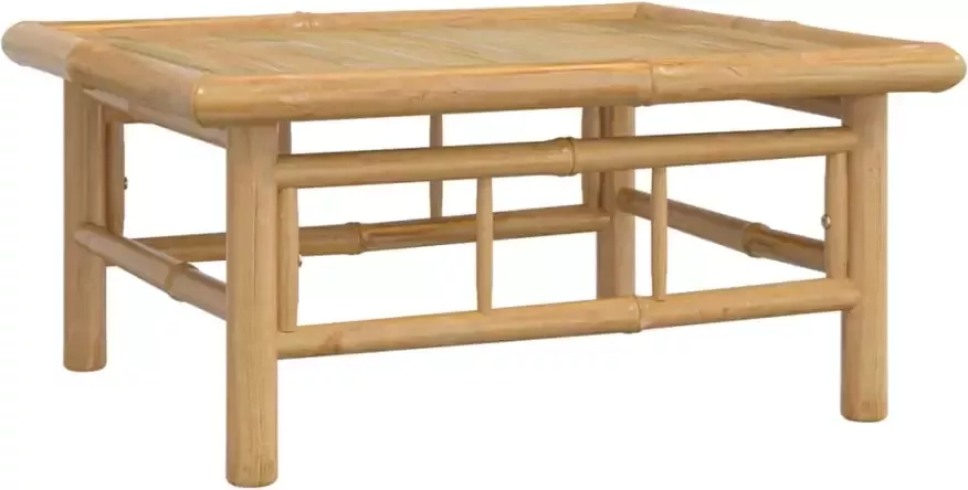 VIDAXL Tuintafel 65x55x30 cm bamboe - Foto 2