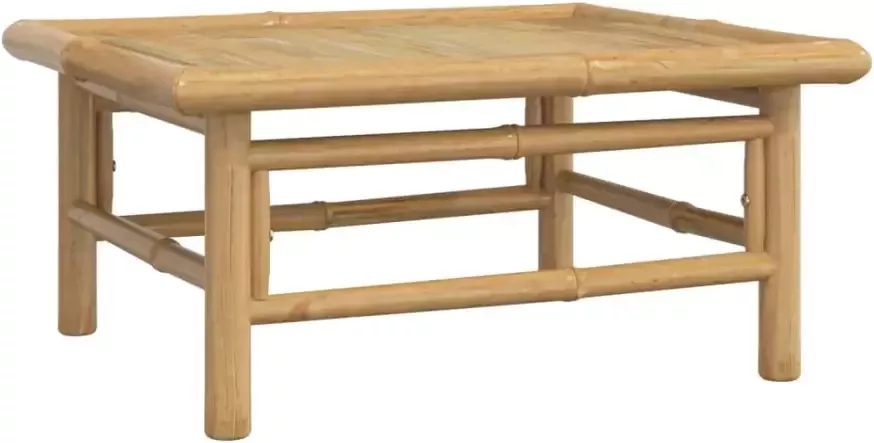 VIDAXL Tuintafel 65x55x30 cm bamboe - Foto 2