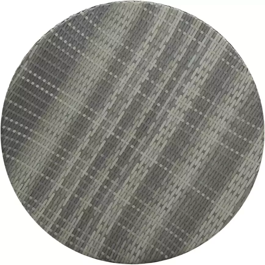 VIDAXL Tuintafel 75 5x106 cm poly rattan grijs