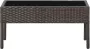 VidaXL Tuintafel 75x40x37 cm poly rattan bruin - Thumbnail 2