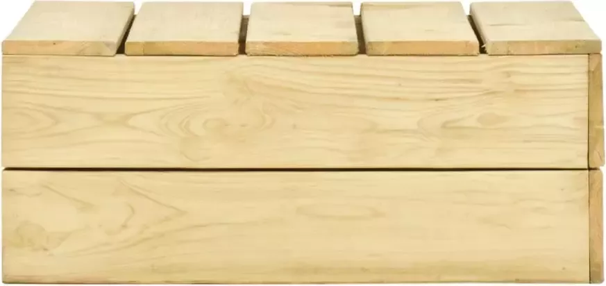 VIDAXL Tuintafel 75x75x31 cm geïmpregneerd grenenhout - Foto 3