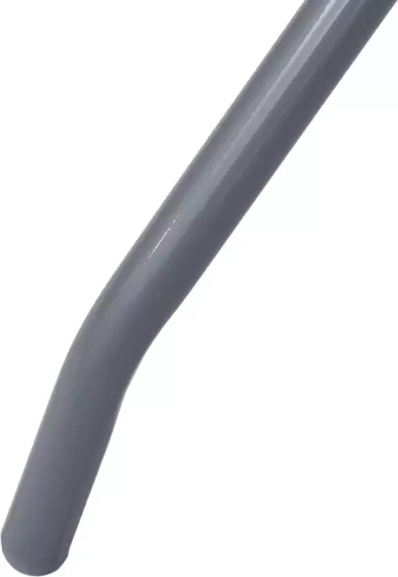 VIDAXL Tuintafel 80 cm staal en glas lichtgrijs - Foto 3