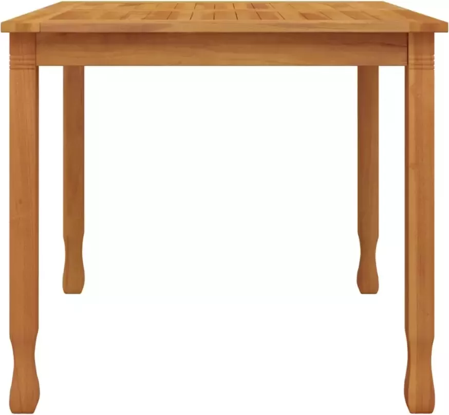 VIDAXL Tuintafel 85x85x75 cm massief teakhout - Foto 2