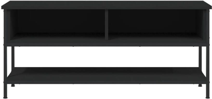 VidaXL -Tv-meubel-100x35x45-cm-bewerkt-hout-zwart - Foto 3
