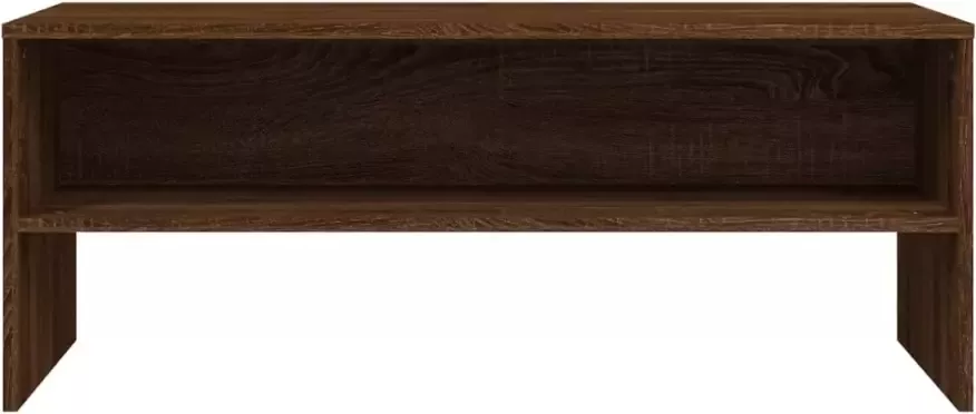 VidaXL -Tv-meubel-100x40x40-cm-bewerkt-hout-bruineikenkleurig - Foto 4