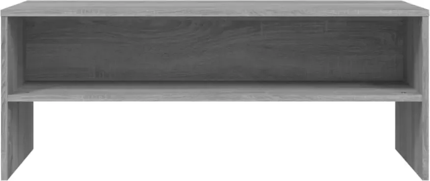 VidaXL -Tv-meubel-100x40x40-cm-bewerkt-hout-grijs-sonoma-eikenkleurig - Foto 4