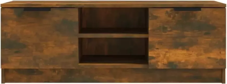 VidaXL -Tv-meubel-102x35x36 5-cm-bewerkt-hout-gerookt-eikenkleurig - Foto 4