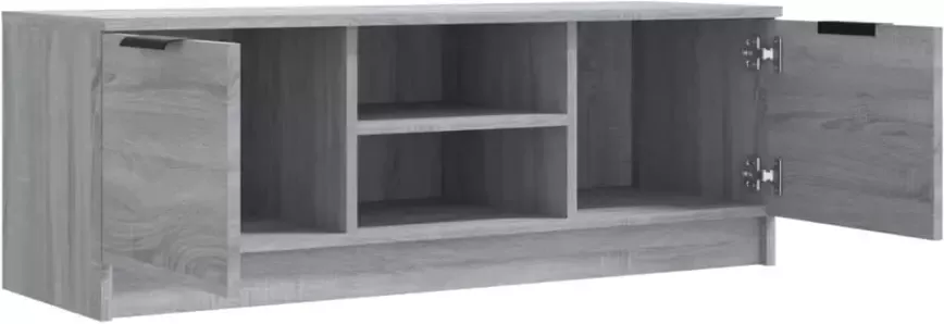 VidaXL -Tv-meubel-102x35x36 5-cm-bewerkt-hout-grijs-sonoma-eikenkleurig - Foto 3