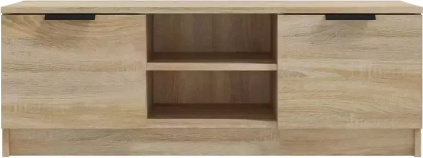 VidaXL -Tv-meubel-102x35x36 5-cm-bewerkt-hout-sonoma-eikenkleurig - Foto 4