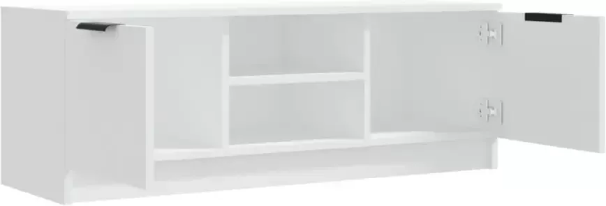 VidaXL -Tv-meubel-102x35x36 5-cm-bewerkt-hout-wit - Foto 4