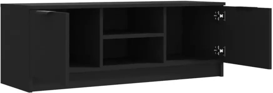 VidaXL -Tv-meubel-102x35x36 5-cm-bewerkt-hout-zwart - Foto 3