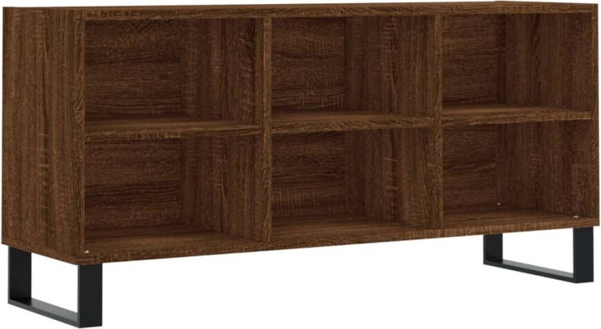 VidaXL -Tv-meubel-103 5x30x50-cm-bewerkt-hout-bruineikenkleurig - Foto 5