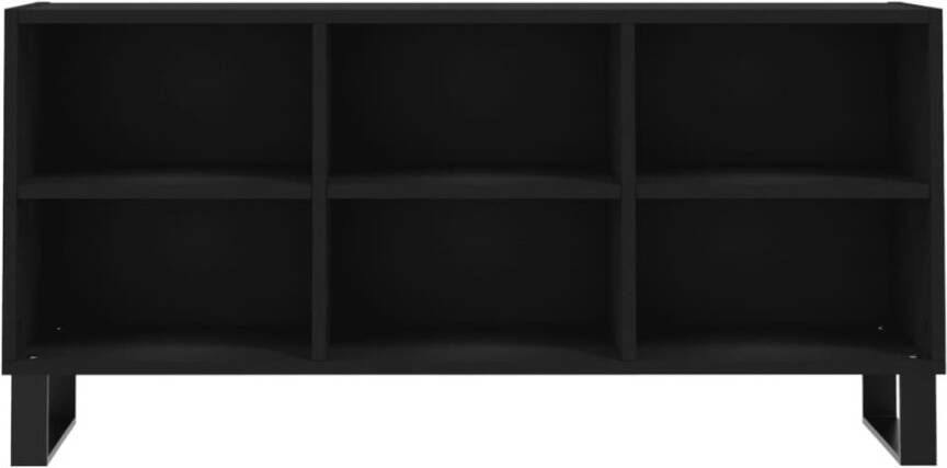 VidaXL -Tv-meubel-103 5x30x50-cm-bewerkt-hout-zwart - Foto 7
