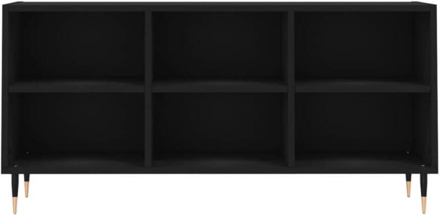 VidaXL -Tv-meubel-103 5x30x50-cm-bewerkt-hout-zwart - Foto 6