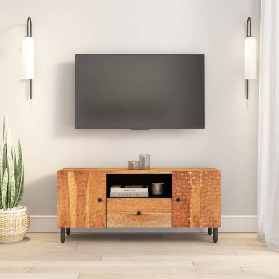 VidaXL -Tv-meubel-105x33x46-cm-massief-acaciahout