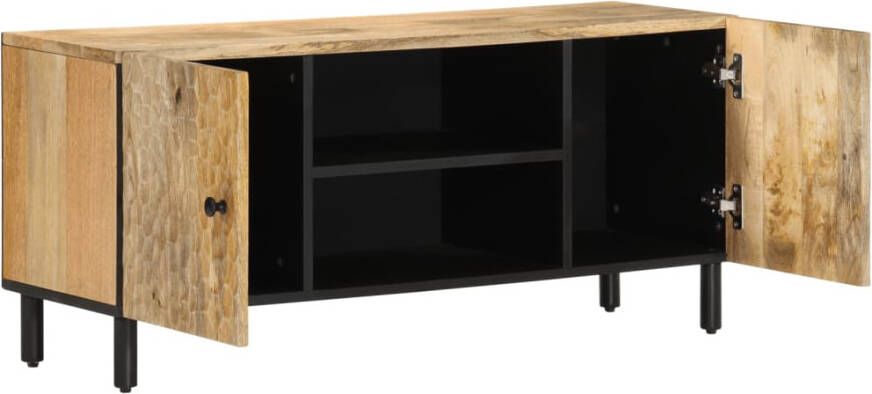 VidaXL -Tv-meubel-105x33x46cm-massief-mangohout - Foto 10
