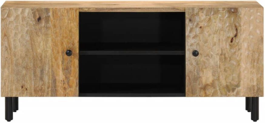 VidaXL -Tv-meubel-105x33x46cm-massief-mangohout - Foto 9