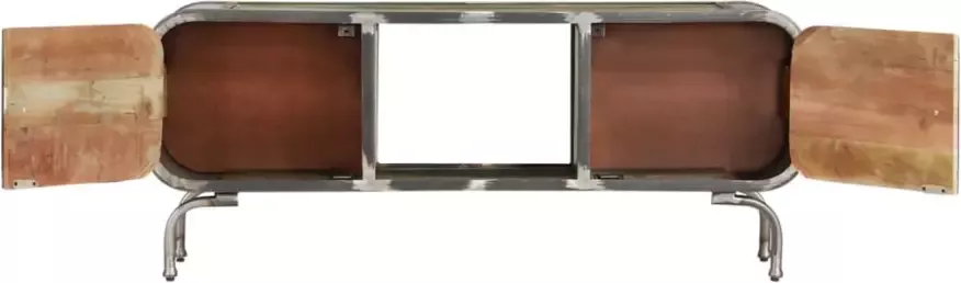 VidaXL -Tv-meubel-110x30x42-cm-massief-gerecycled-hout-meerkleurig - Foto 4