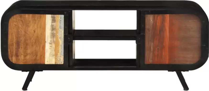 VidaXL -Tv-meubel-110x30x45-cm-massief-gerecycled-hout - Foto 3